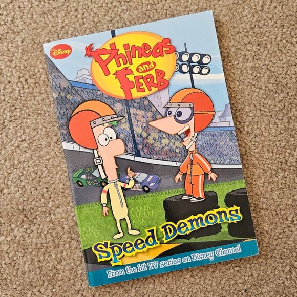 4/$20 Disney Phineas and Ferb - Speed Demons book‎ - Picture 1 of 5